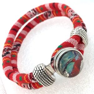 Bracelet Cotton Noosa Handmade 20mm snap SB20